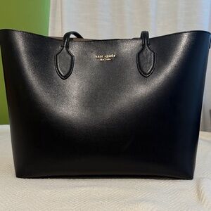 Kate Spade Elegant Black Leather Tote